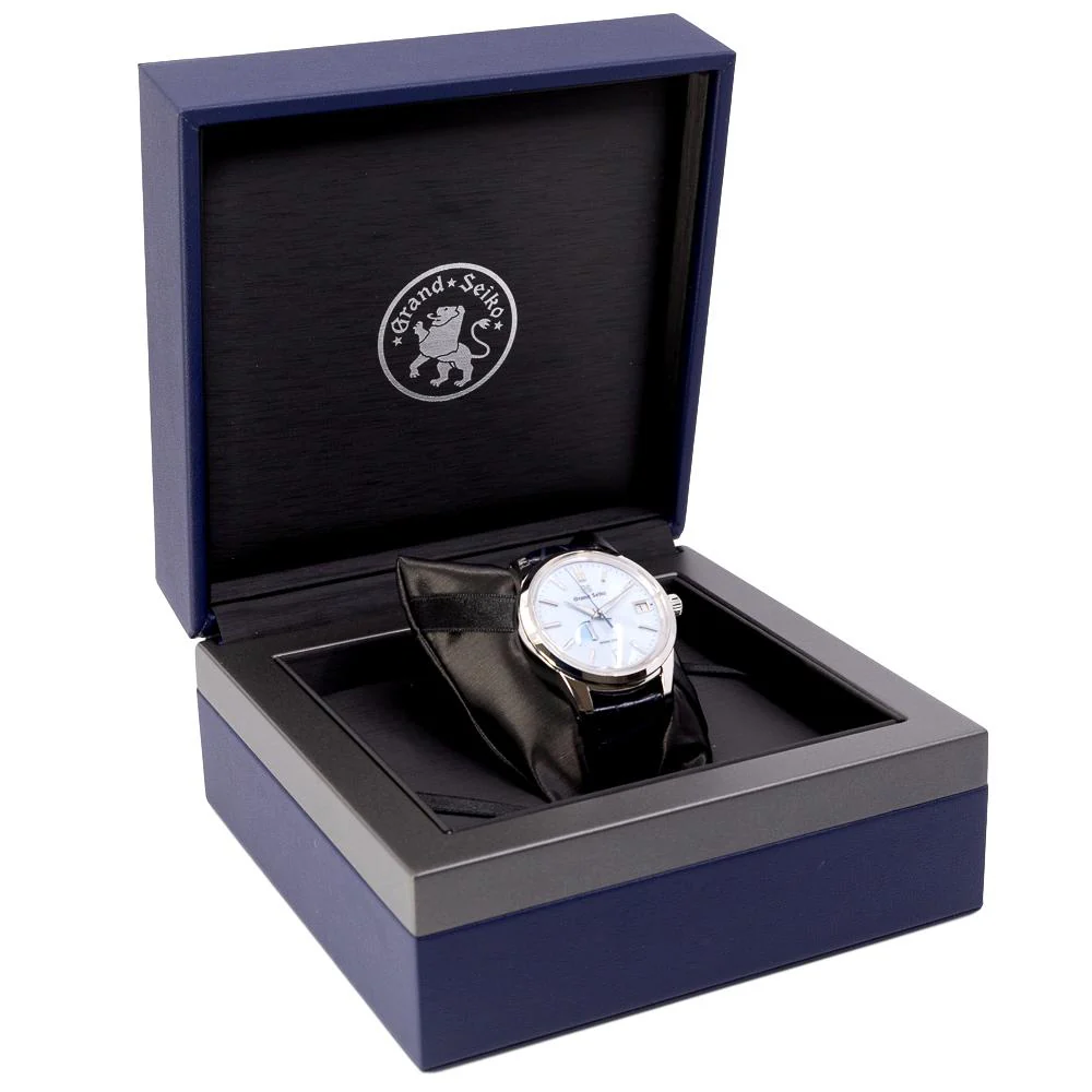 Grand Seiko Men's SBGA407G Elegance Blue Dial Watch - Image 7