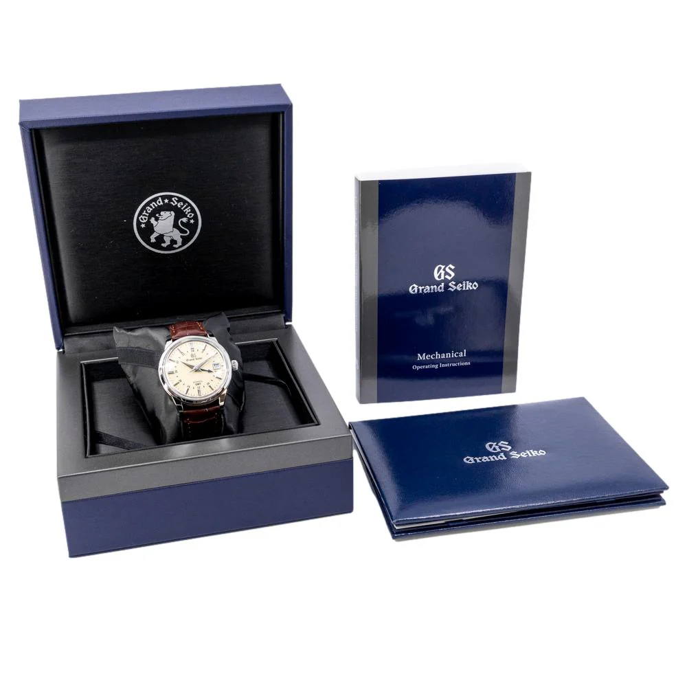 Grand Seiko Men's SBGM221G Elegance Beige Dial Watch - Image 10