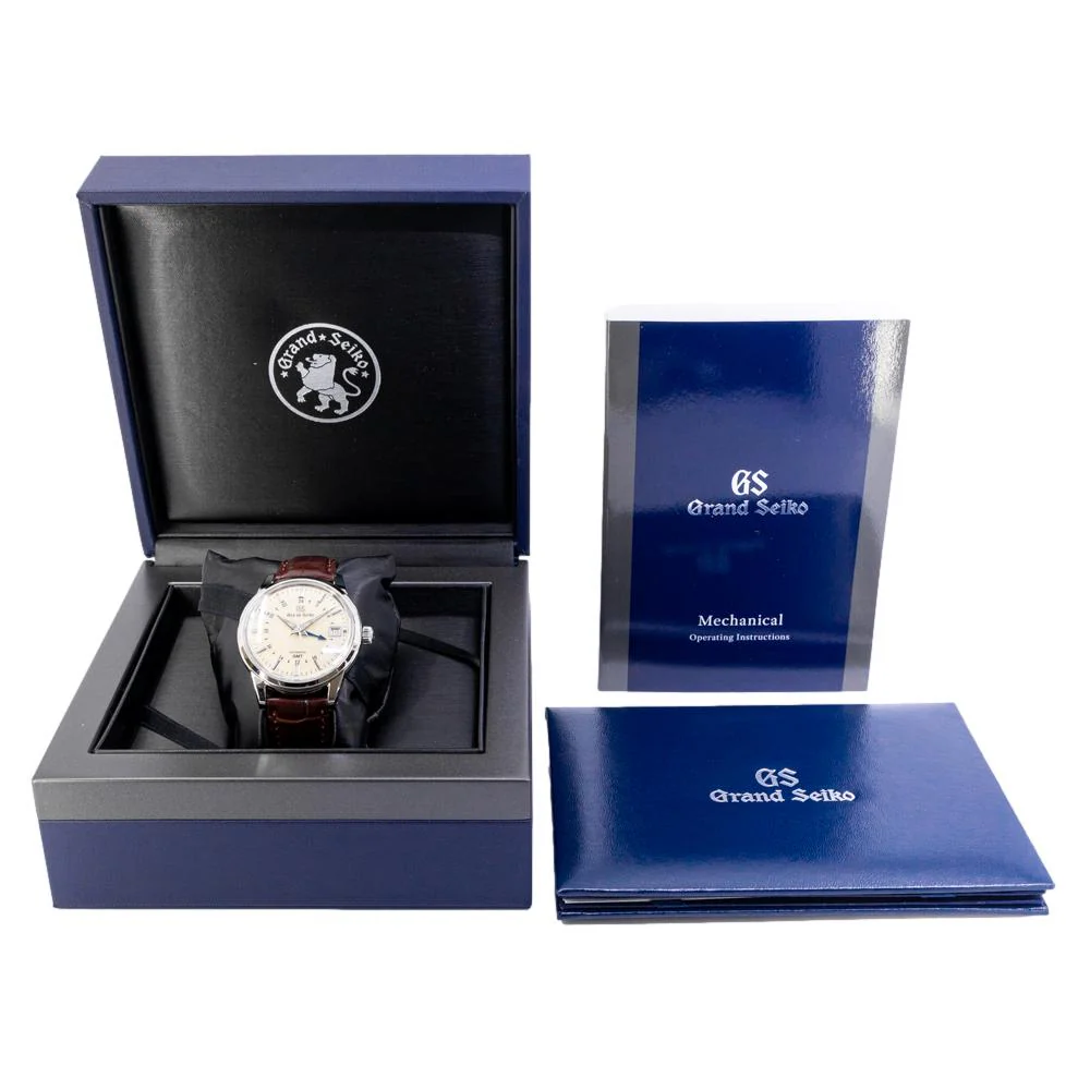 Grand Seiko Men's SBGM221G Elegance Beige Dial Watch - Image 9