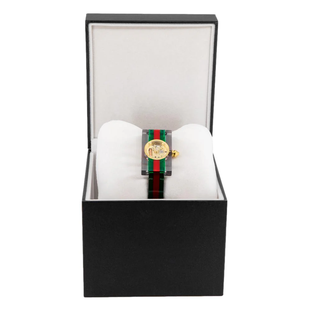Gucci Ladies YA143505 Vintage Web Quartz Watch - Image 7