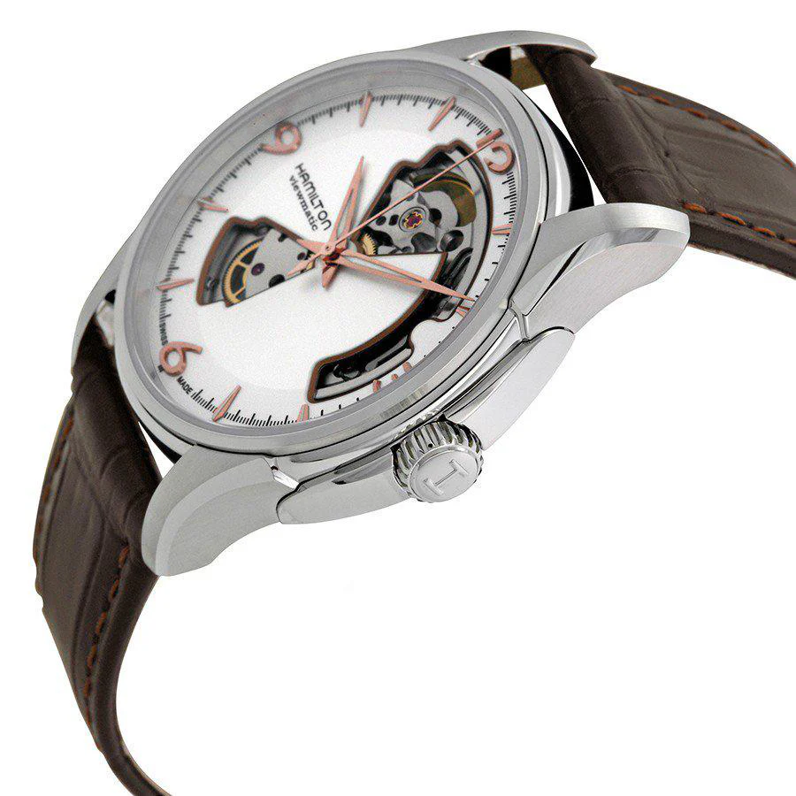 Hamilton H32565555 Jazzmaster Open Heart White Dial Watch - Image 2