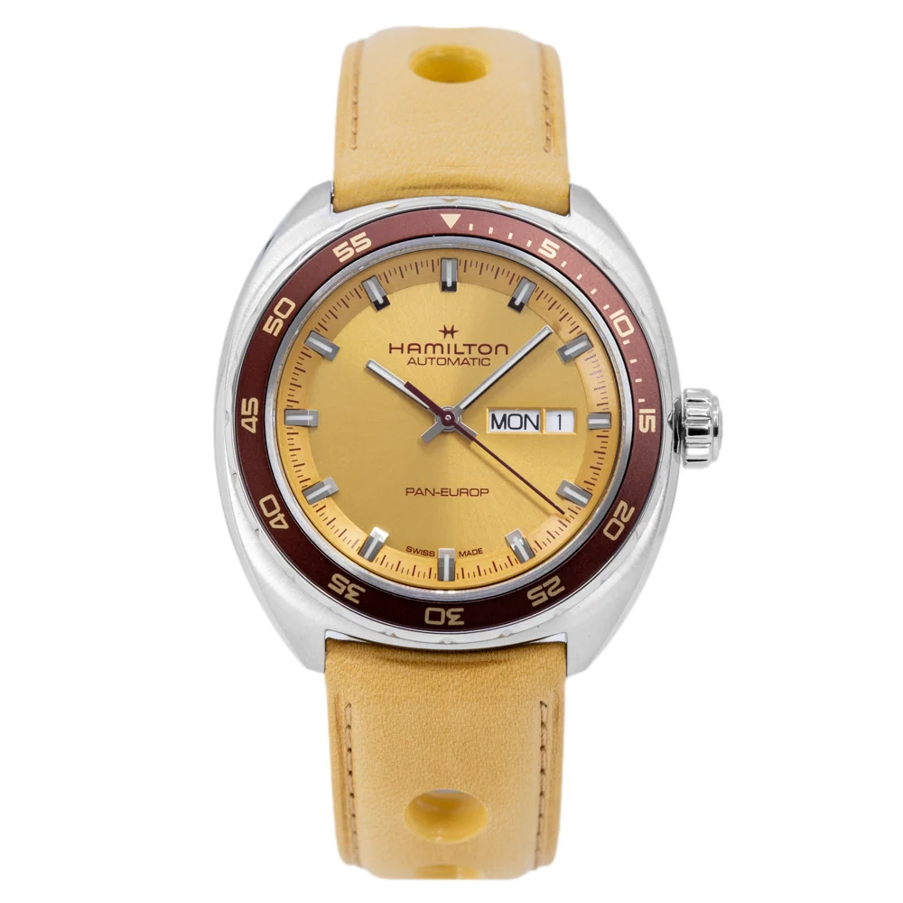 Hamilton H35435820 American Classic Pan Europ + Extra Strap - Image 3