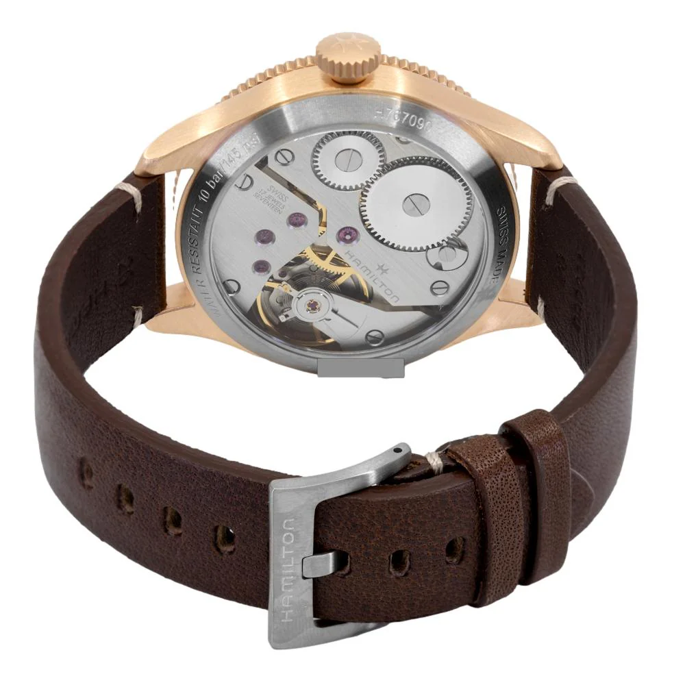 Hamilton H76709530 Khaki Aviation Bronze Manual Winding - Image 4