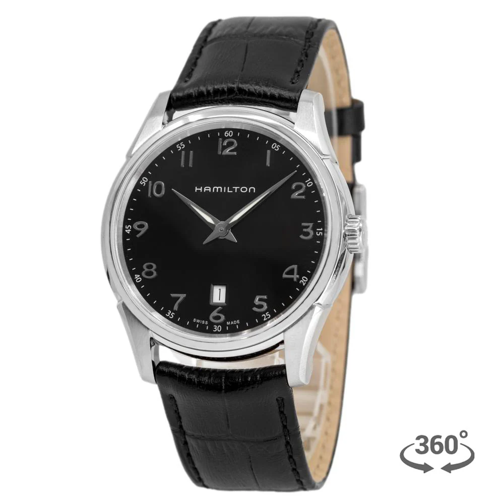 Hamilton Jazzmaster H38511733 Thinline Black Dial Watch
