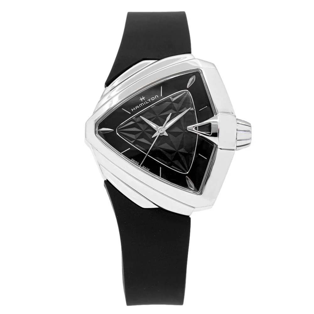 Hamilton Ladies H24251330 Ventura S Quartz Black Watch - Image 2