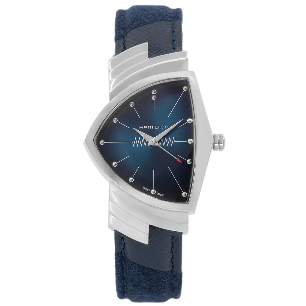 Hamilton Men's H24411942 Ventura Blue Dial Quartz - Image 3