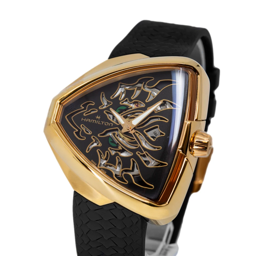 Hamilton Men's H24525332 Ventura Elvis80 Skeleton Auto - Image 10
