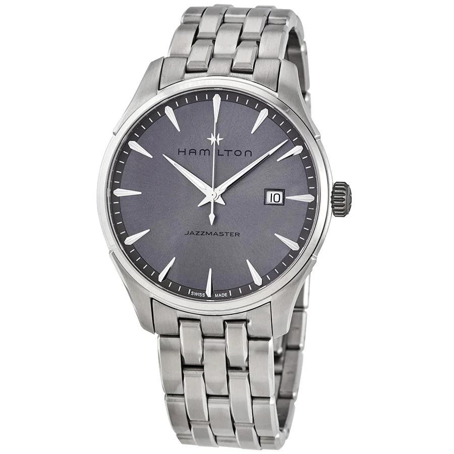 Hamilton Men's H32451142 Jazzmaster Grey Dial Watch