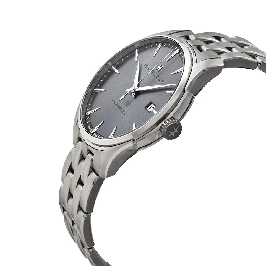 Hamilton Men's H32451142 Jazzmaster Grey Dial Watch - Image 2