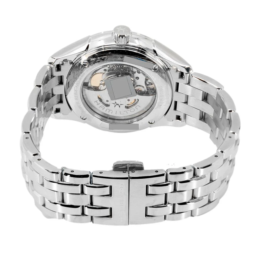 Hamilton Men's H32475140 Jazzmaster Blue Dial Watch - Image 4