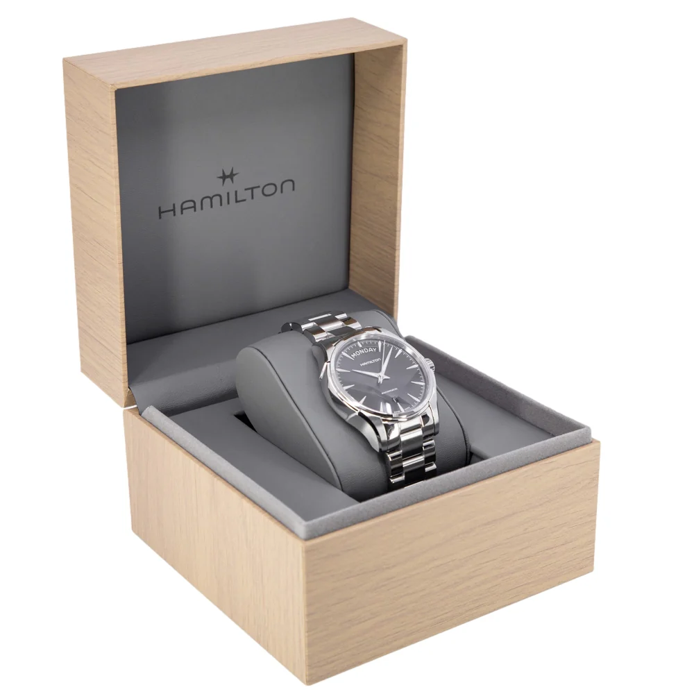 Hamilton Men's H32505131 Jazzmaster Black Dial 40mm Auto - Image 9