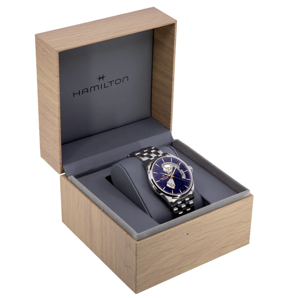 Hamilton Men's H32705140 Jazzmaster Open Heart 42mm Auto - Image 9