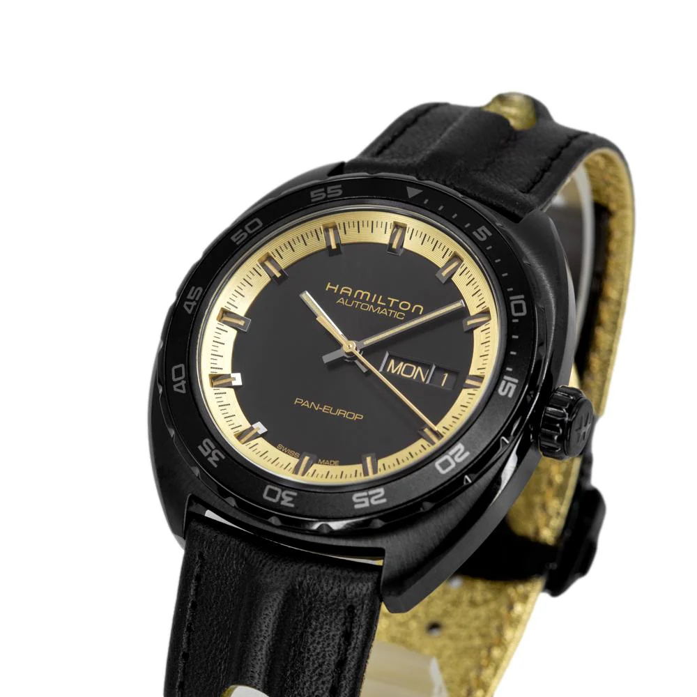 Hamilton Men's H35425730 American Calssic Pan Europ Day Date - Image 11