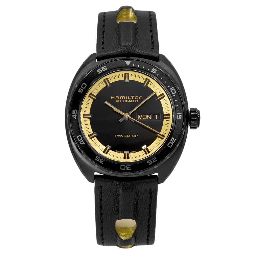 Hamilton Men's H35425730 American Calssic Pan Europ Day Date - Image 3