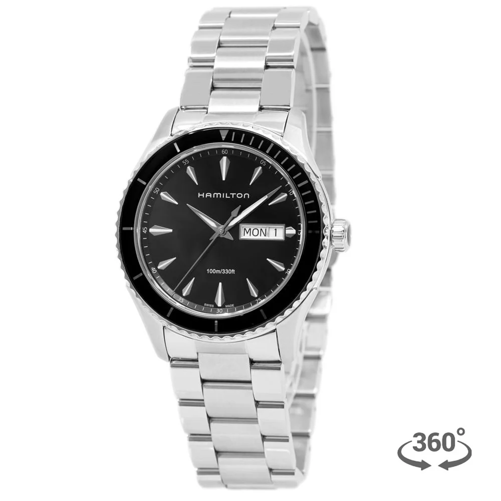 Hamilton Men's H37511131 Jazzmaster Seaview Day Date Watch