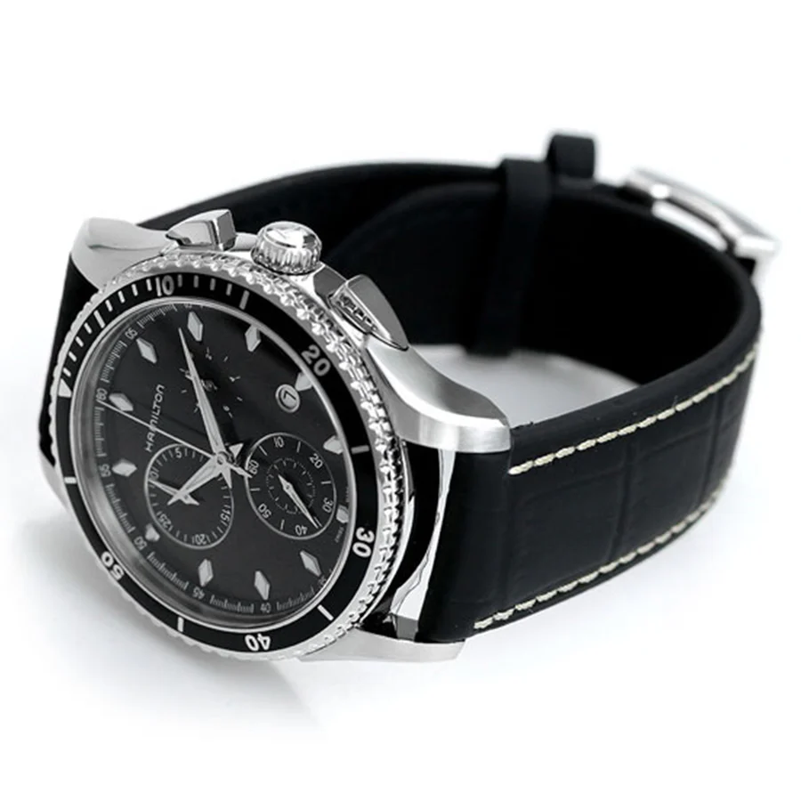 Hamilton Men's H37512731 Jazzmaster Seaview Chrono Watch - Image 5