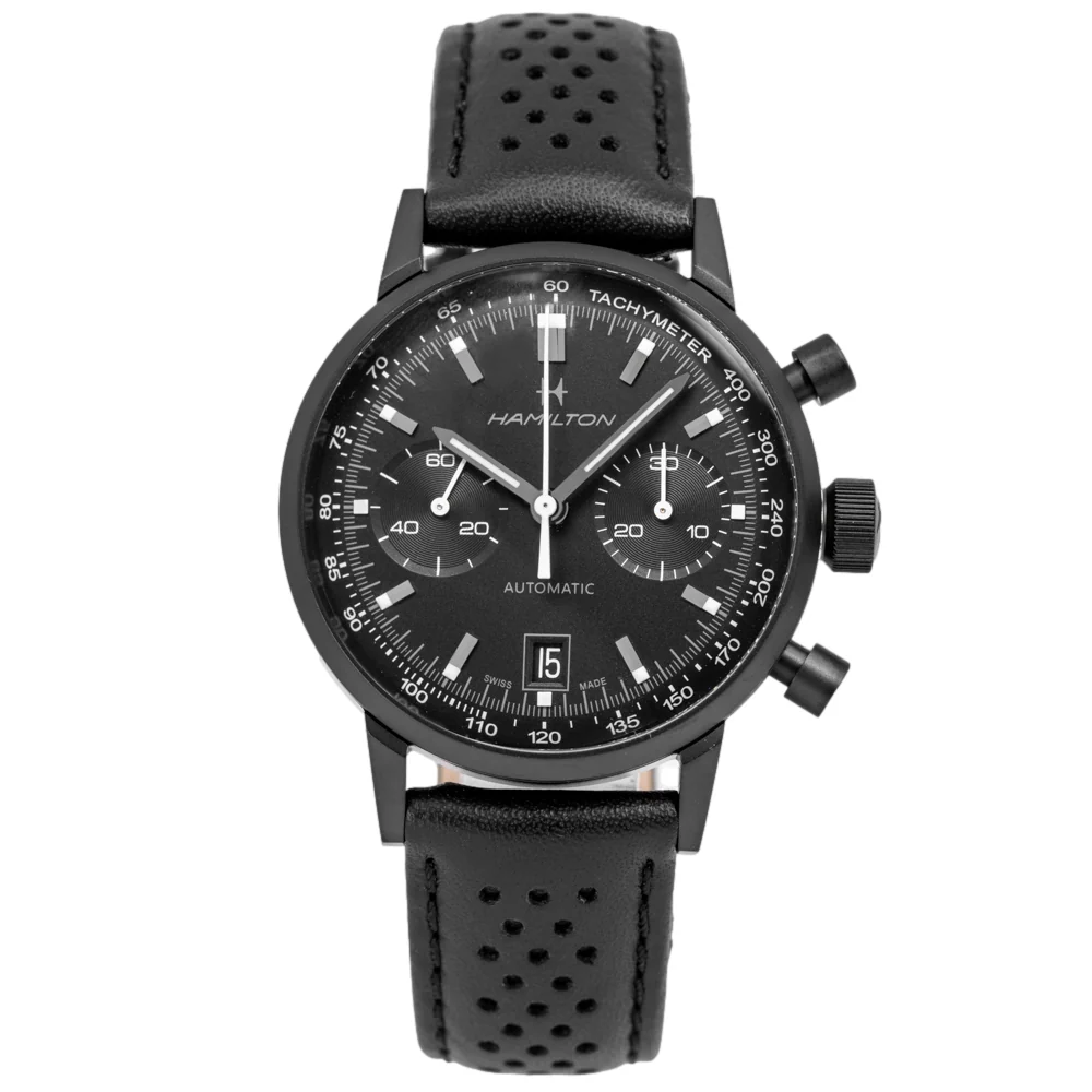 Hamilton Men's H38446730 American Classic Intra-Matic Chrono - Image 3