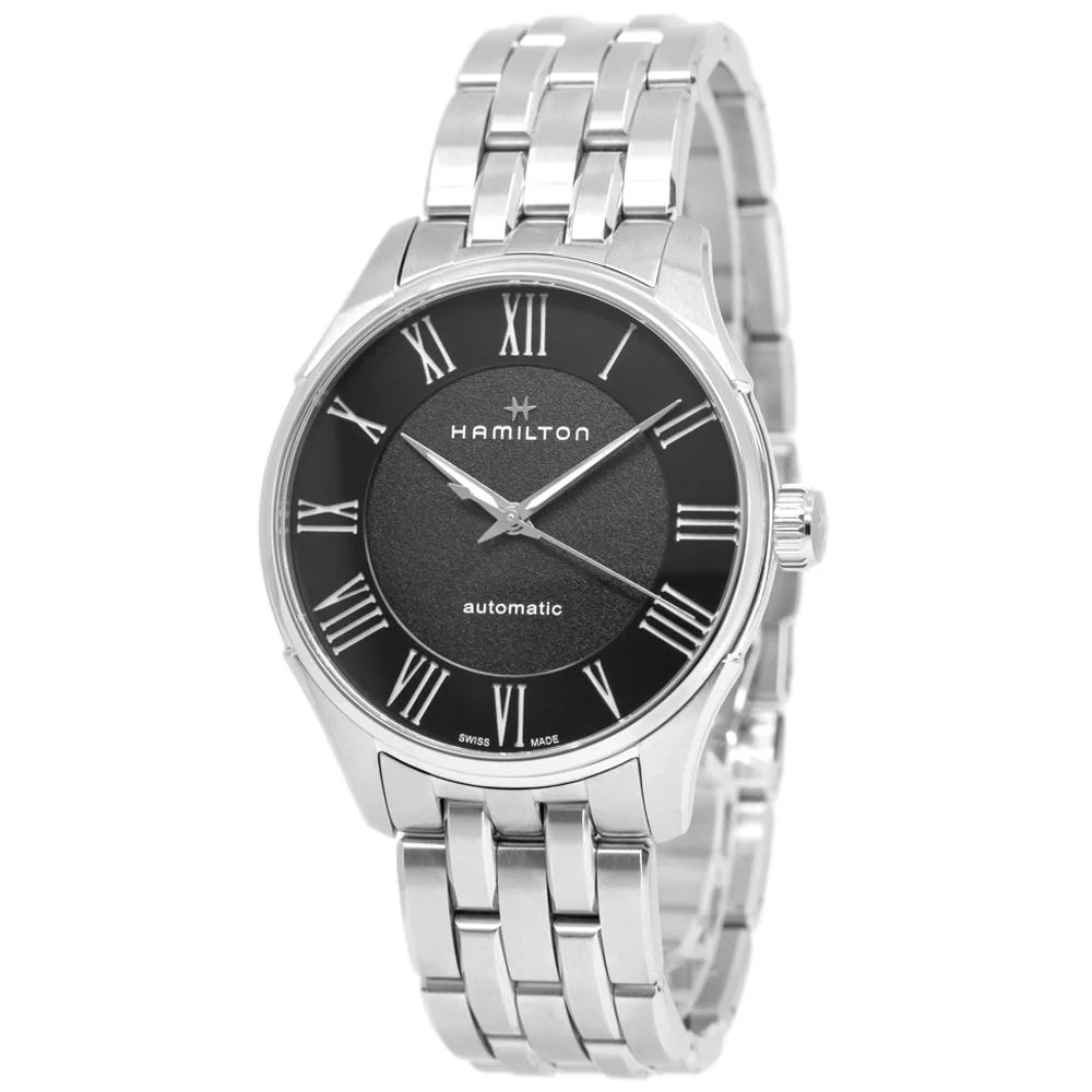 Hamilton Men's H42535130 Jazzmaster Black Dial Watch