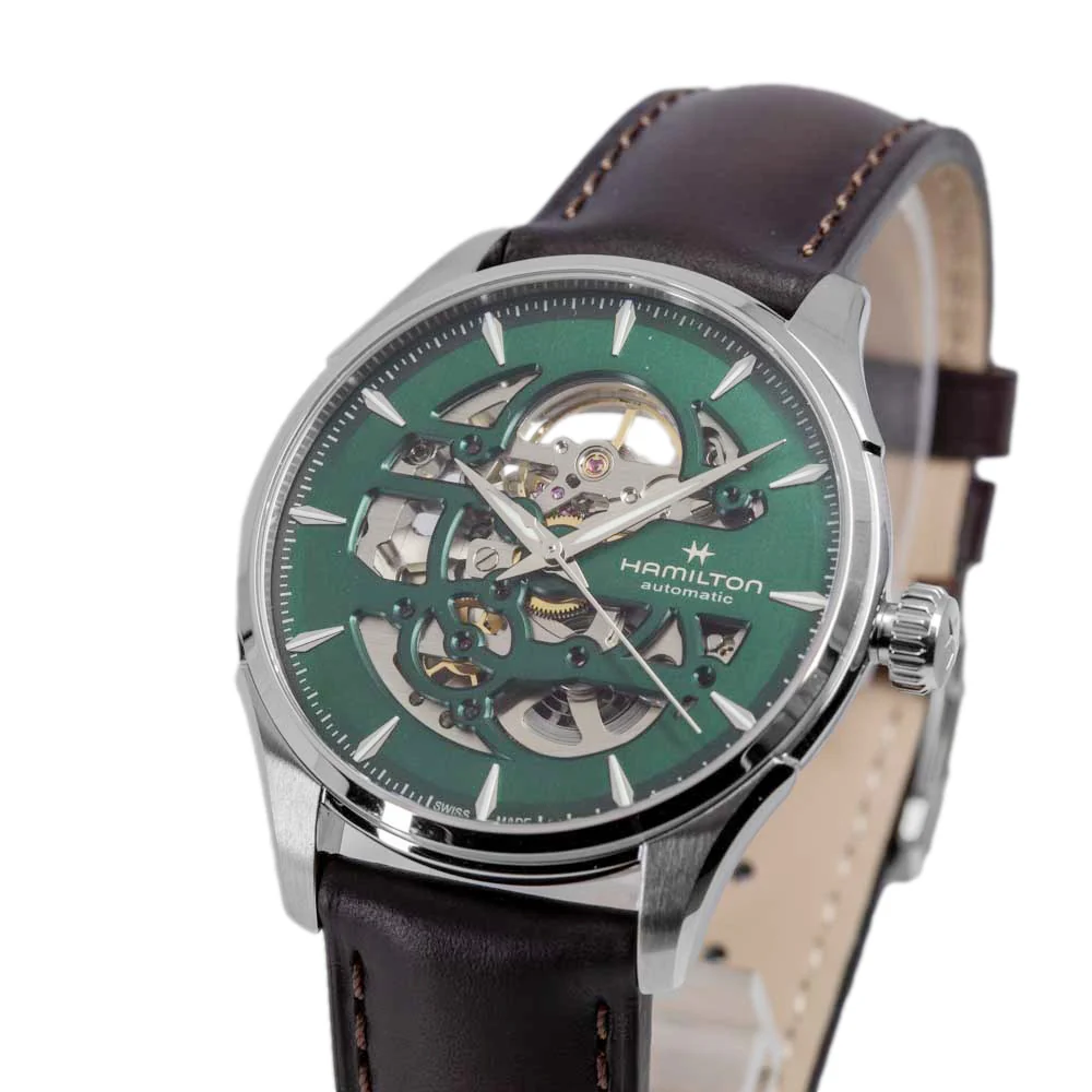Hamilton Men's H42535560 Jazzmaster Skeleton 40mm Automatic - Image 4