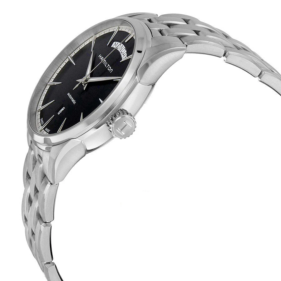 Hamilton Men's H42565131 Jazzmaster Black Dial Watch - Image 2
