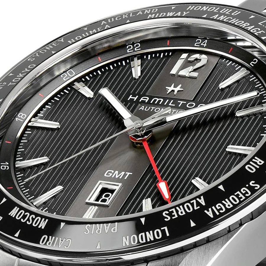 Hamilton Men's H43725131 Broadway GMT Limited Edition Watch - Image 2