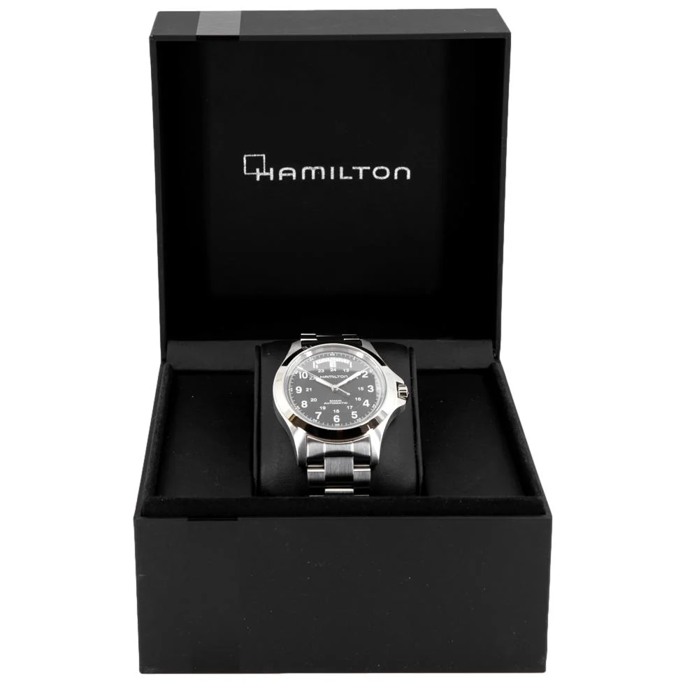 Hamilton Men's H64455133 Khaki Field King Auto - Image 7