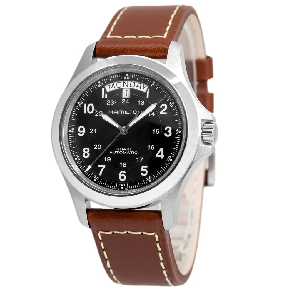 Hamilton Men's H64455533 Khaki King Auto Watch - Image 2