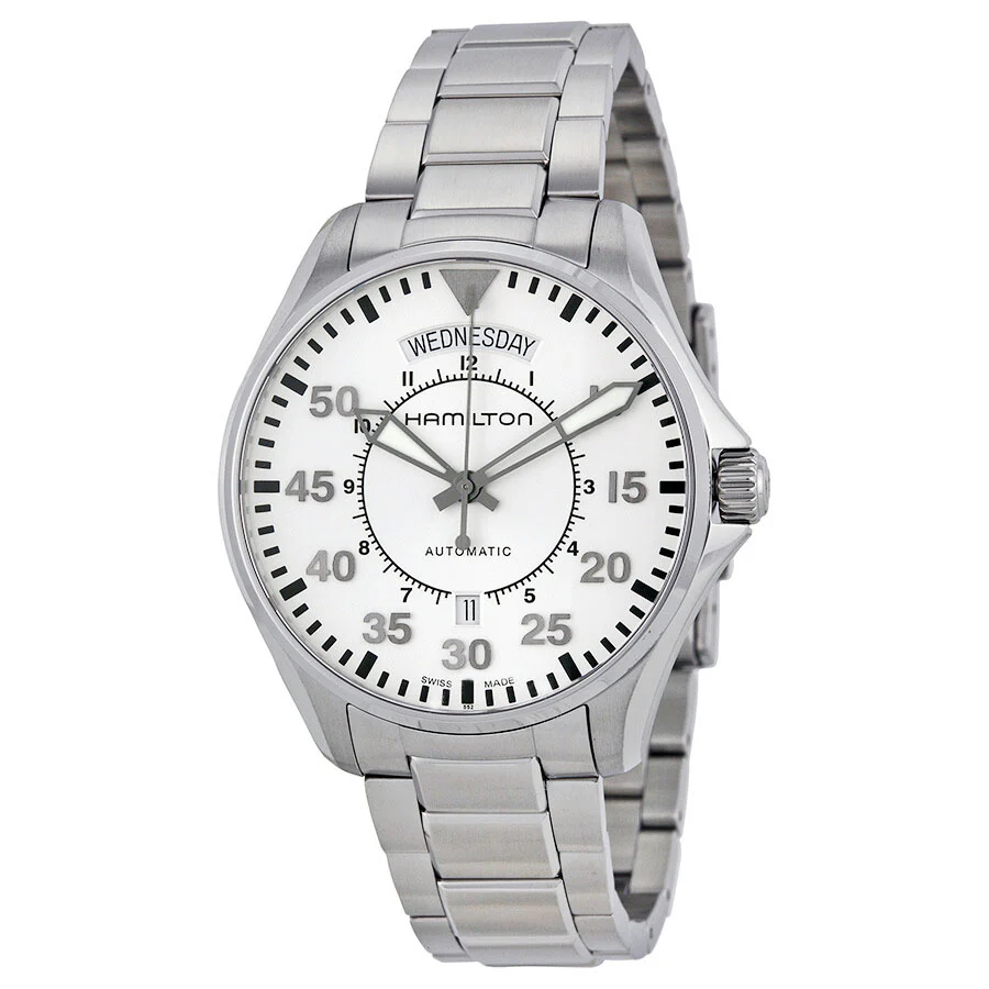 Hamilton Men's H64615155 Khaki Pilot DayDate Watch