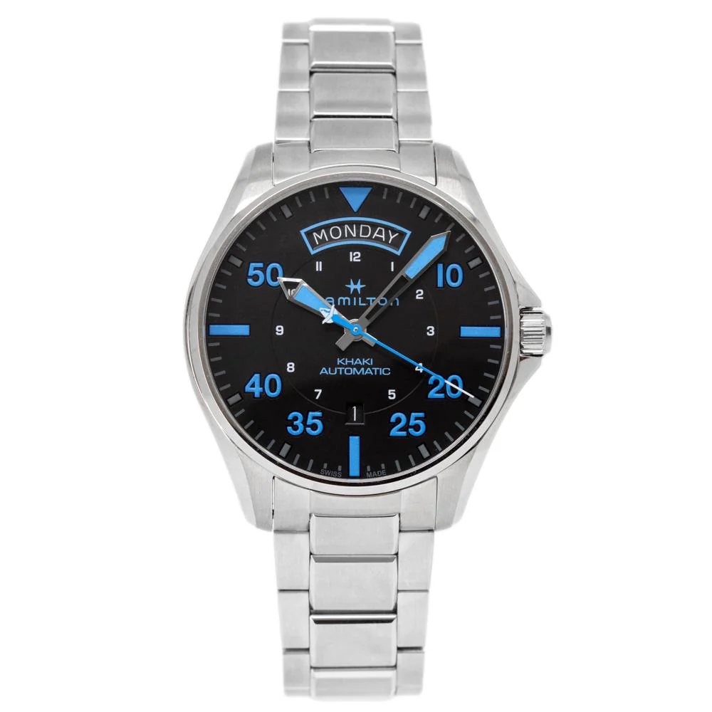 Hamilton Men's H64625131 Khaki Aviation Air Zermatt Auto - Image 2