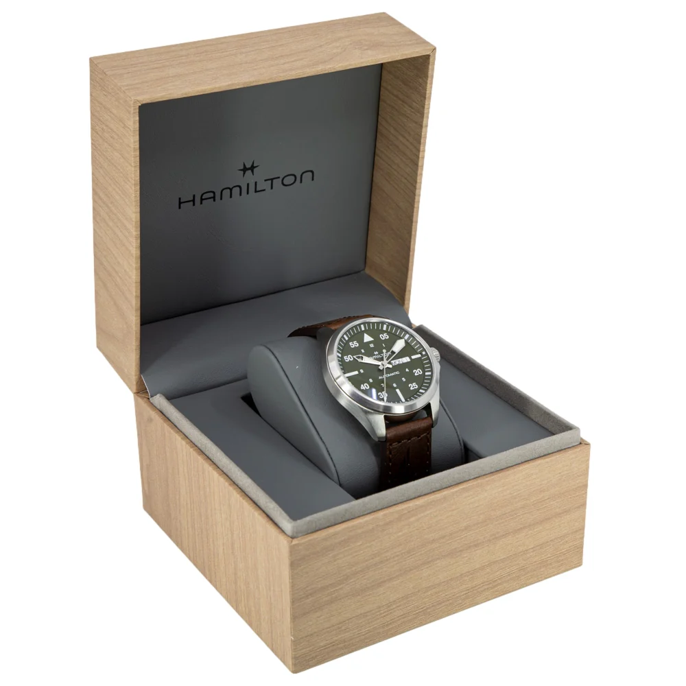 Hamilton Men's H64635560 Khaki Aviation Pilot Automatic - Image 9