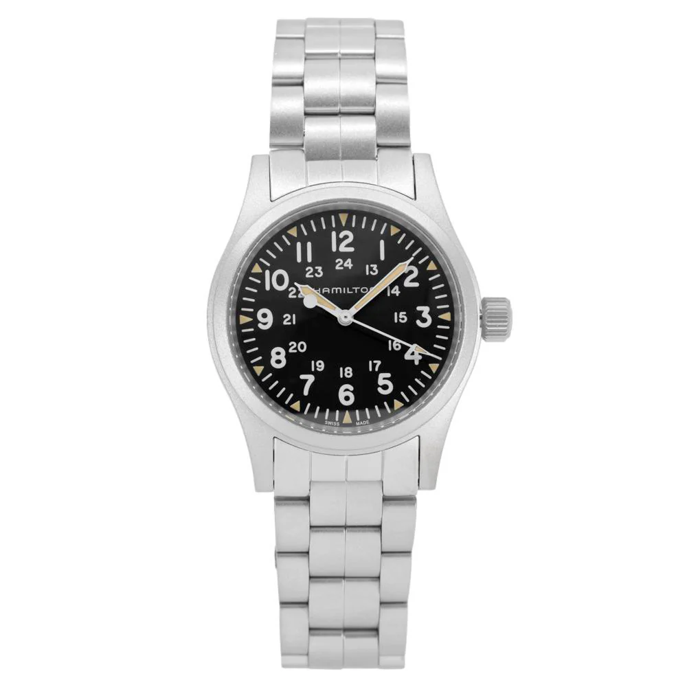 Hamilton Men's H69439131 Black Dial Watch - Image 3