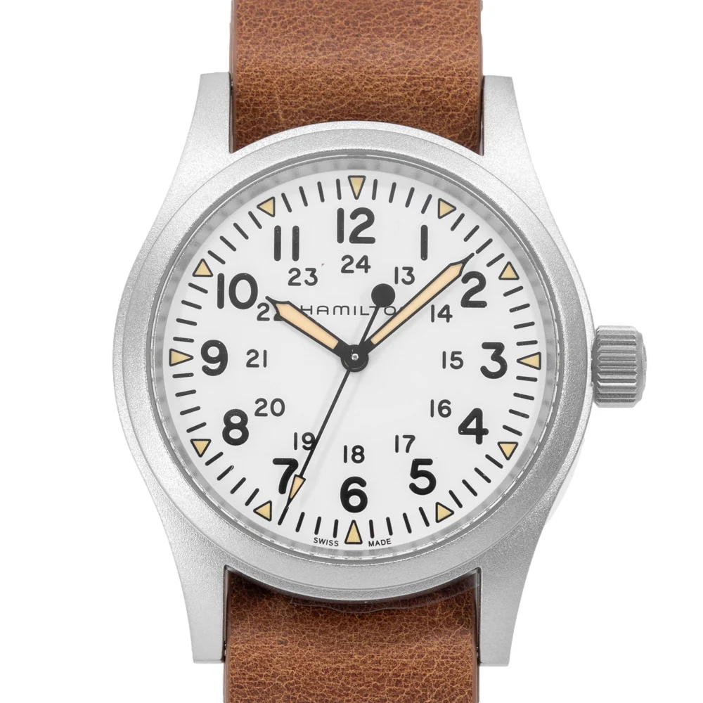 Hamilton Men's H69439511 Khaki Field 38mm Manual Watch - Image 2