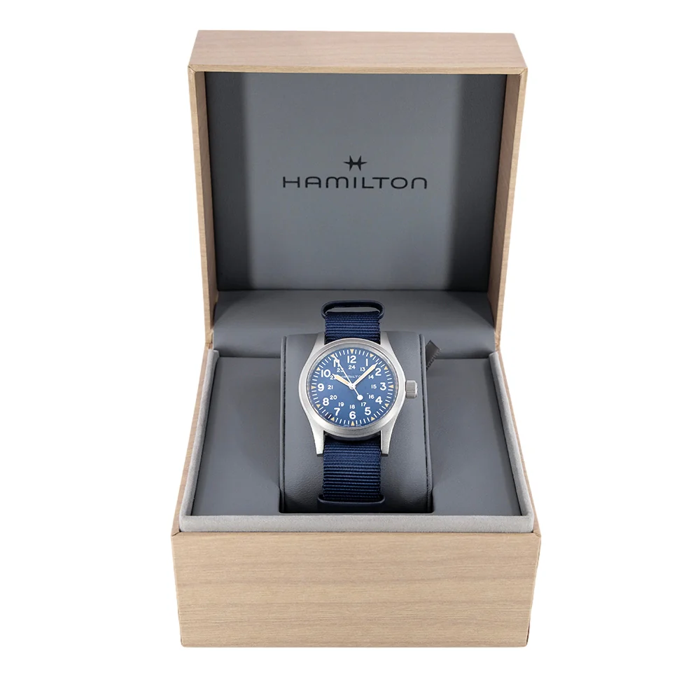 Hamilton Men's H69439940 Khaki Field 38 mm Mechanical - Image 8