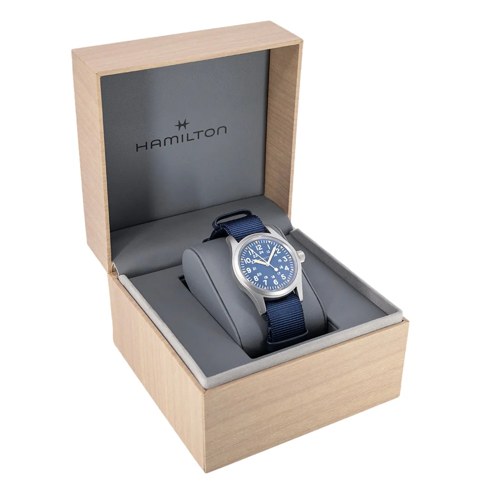 Hamilton Men's H69439940 Khaki Field 38 mm Mechanical - Image 9