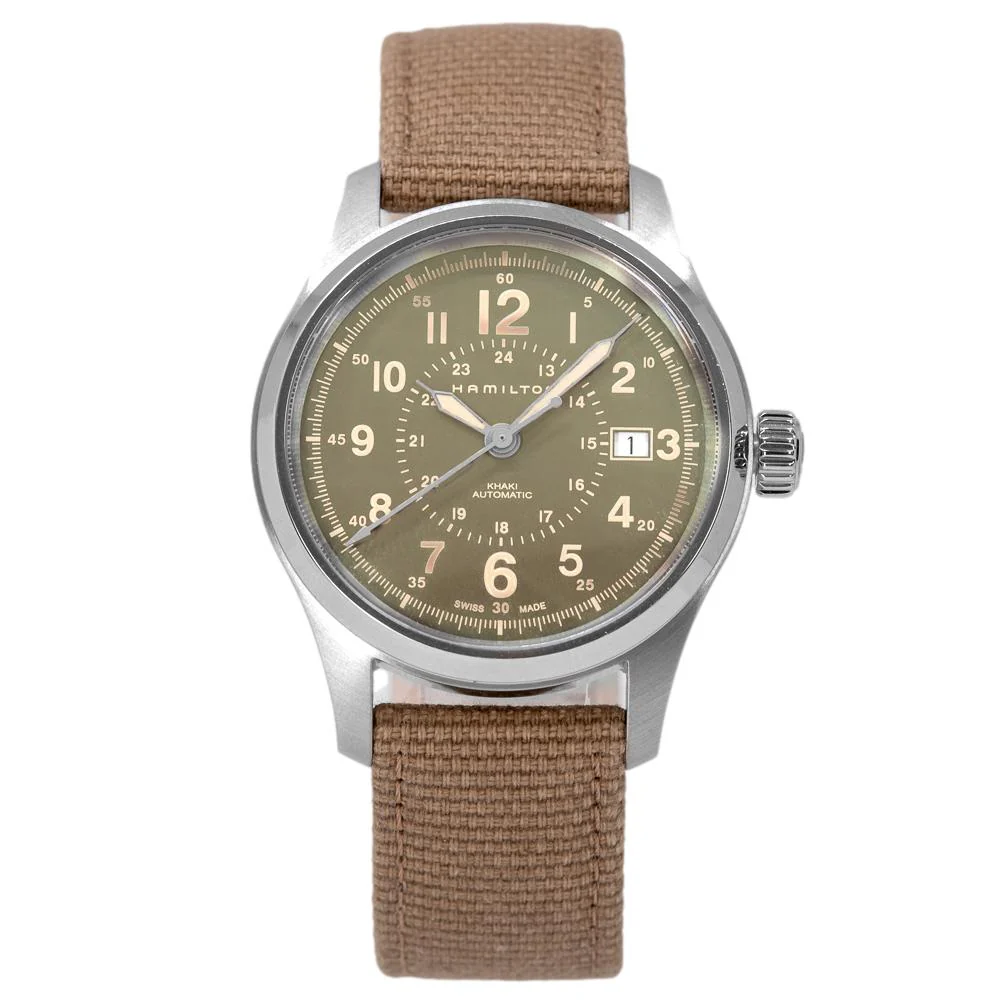 Hamilton Men's H70305993 Khaki Field Brown Dial Watch - Image 2