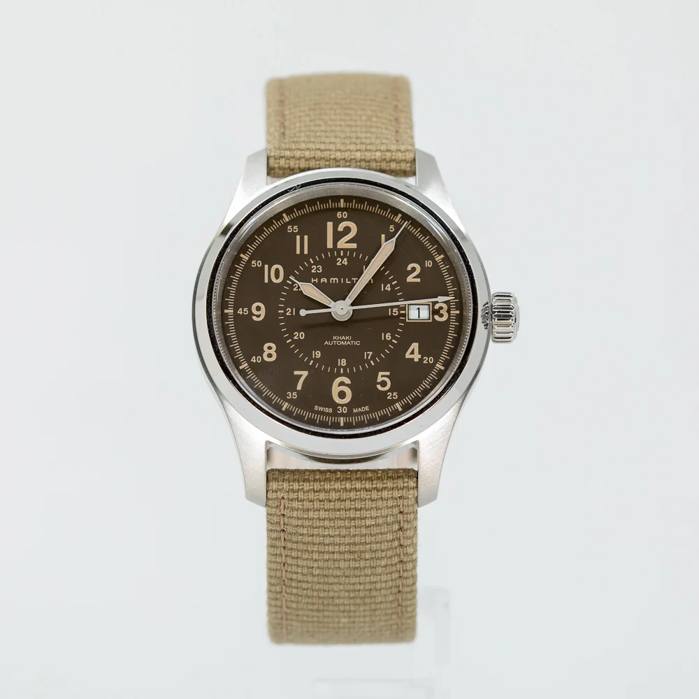 Hamilton Men's H70305993 Khaki Field Brown Dial Watch - Image 8