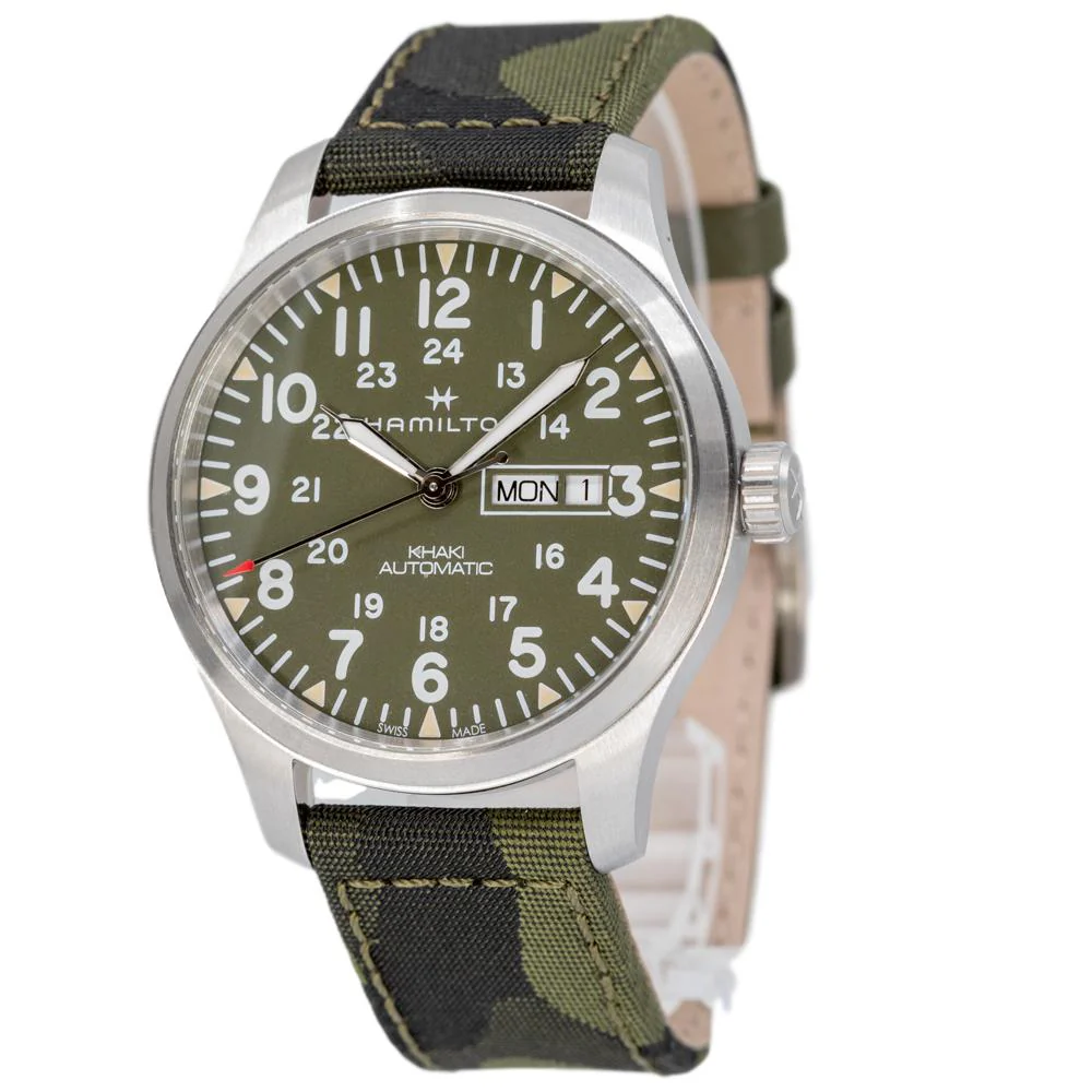 Hamilton Men's H70535061 Khaki Field Day Date Auto Watch