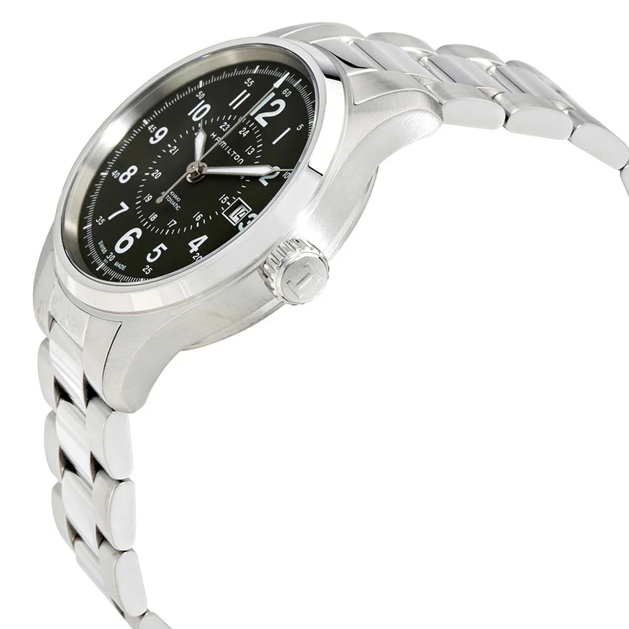 Hamilton Men's H70595163 Khaki Field Green Dial Watch - Image 2