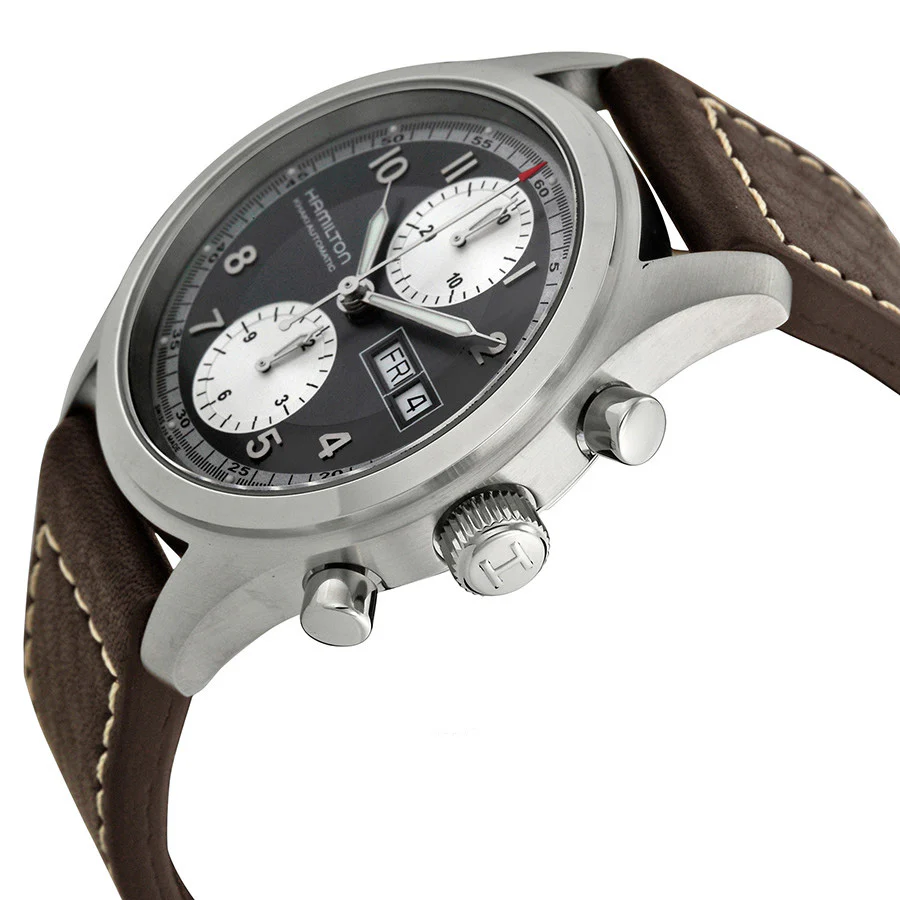 Hamilton Men's H71566583 Chronograph Black Dial Watch - Image 2