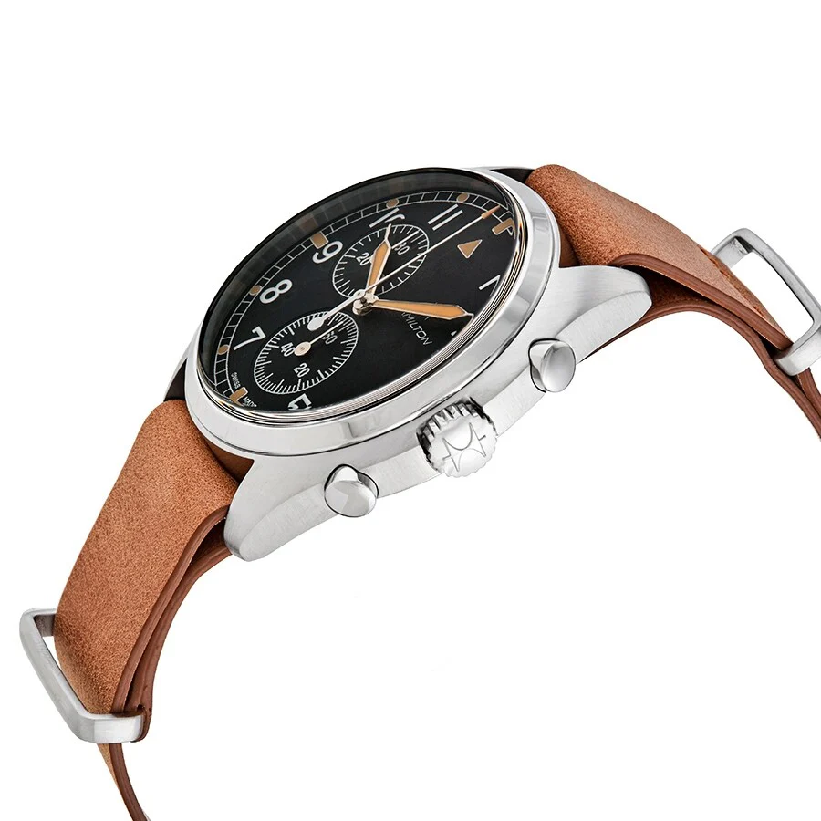 Hamilton Men's H76522531 Khaki Pilot Chrono Pioneer Watch - Image 4