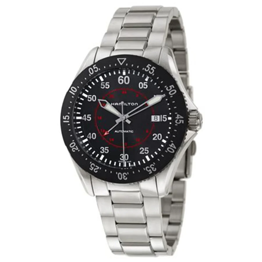 Hamilton Men's H76755135 Khaki Aviation Pilot GMT Watch
