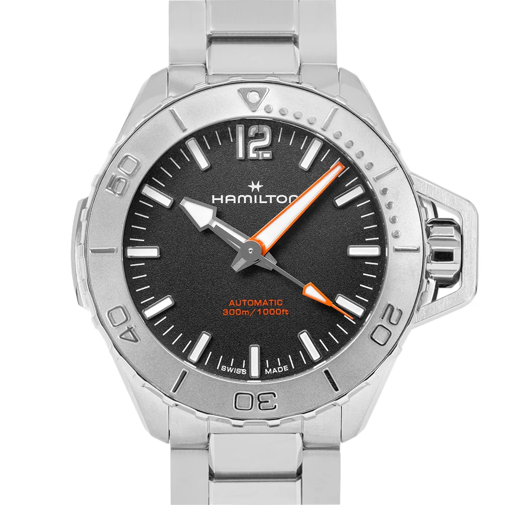 Hamilton Men's H77485130 Khaki Navy Frogman Auto - Image 2