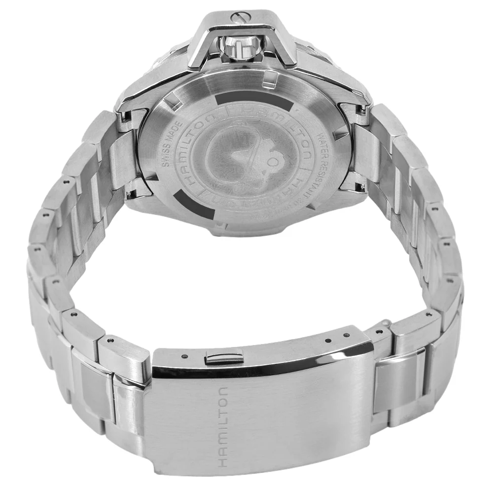 Hamilton Men's H77485130 Khaki Navy Frogman Auto - Image 5