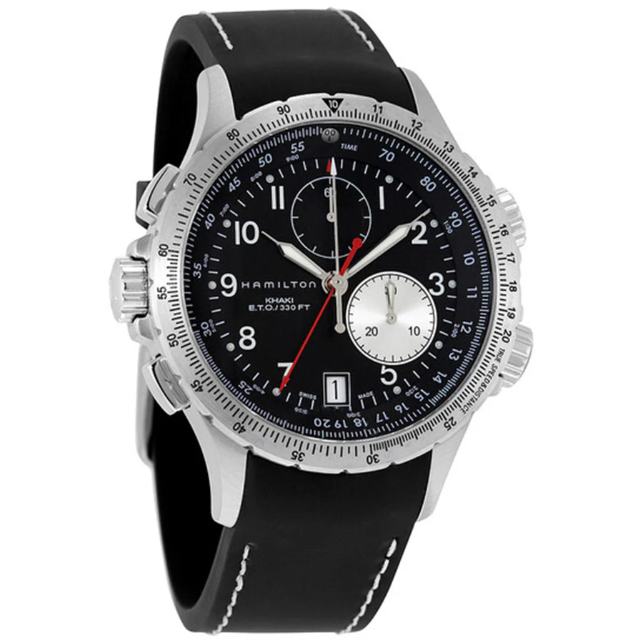 Hamilton Men's H77612333 ETO Black Dial Watch