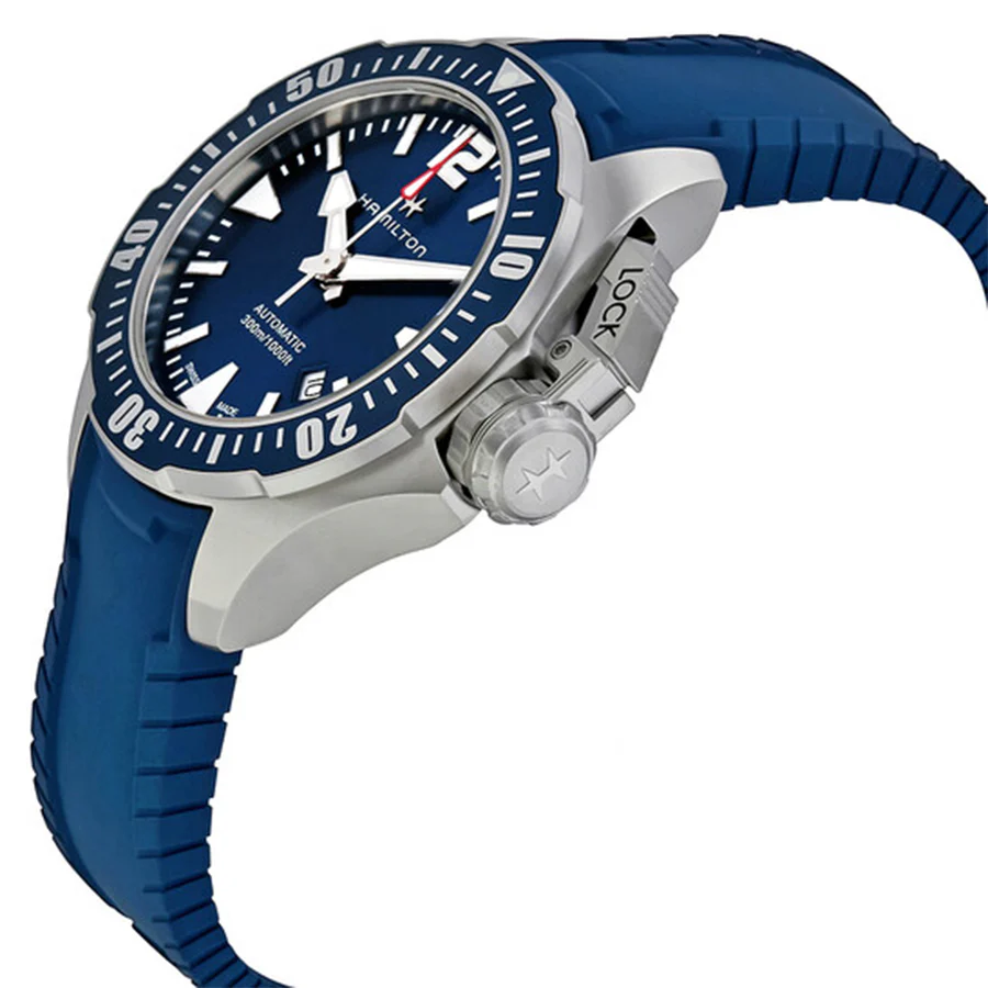 Hamilton Men's H77705345 Khaki Navy Frogman Auto Watch - Image 2