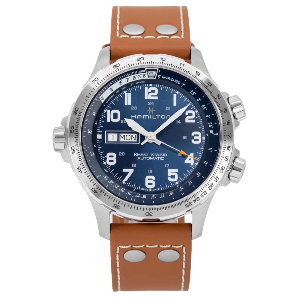 Hamilton Men's H77765541 X-Wind Blue Dial Watch - Image 3
