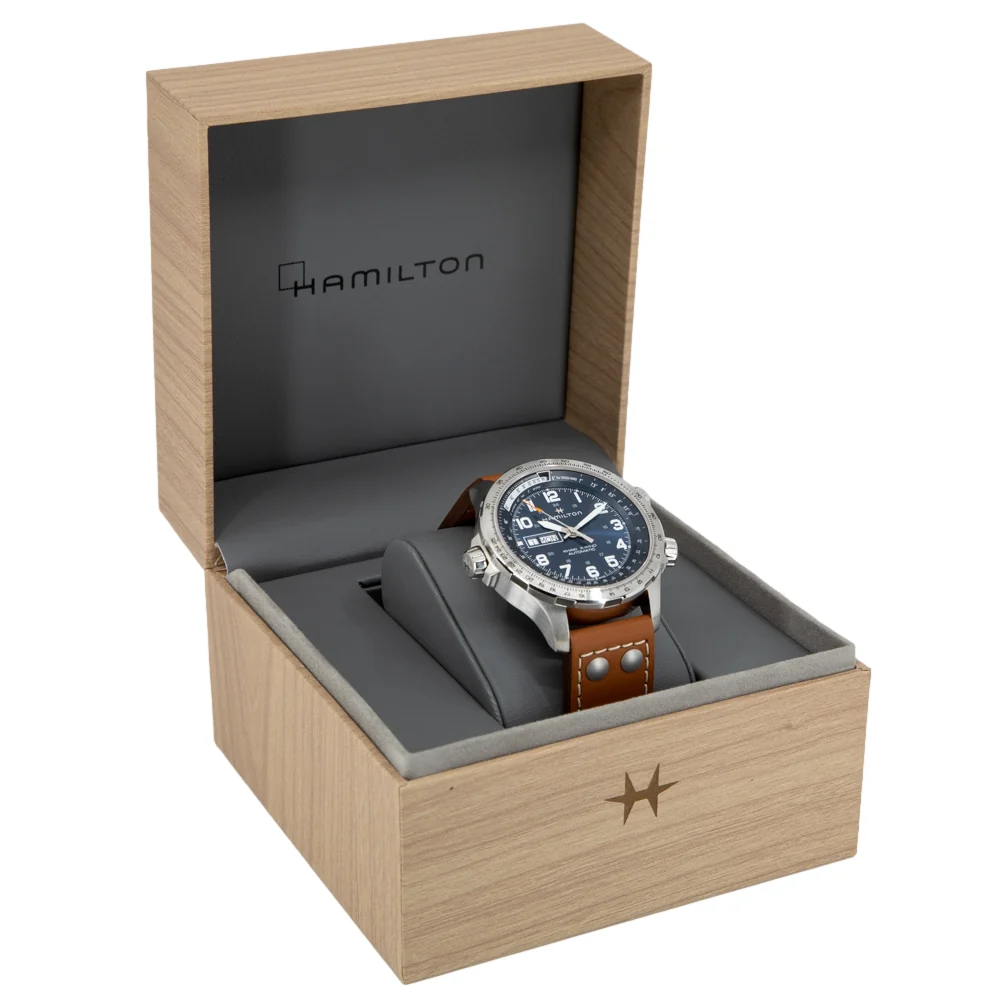 Hamilton Men's H77765541 X-Wind Blue Dial Watch - Image 9
