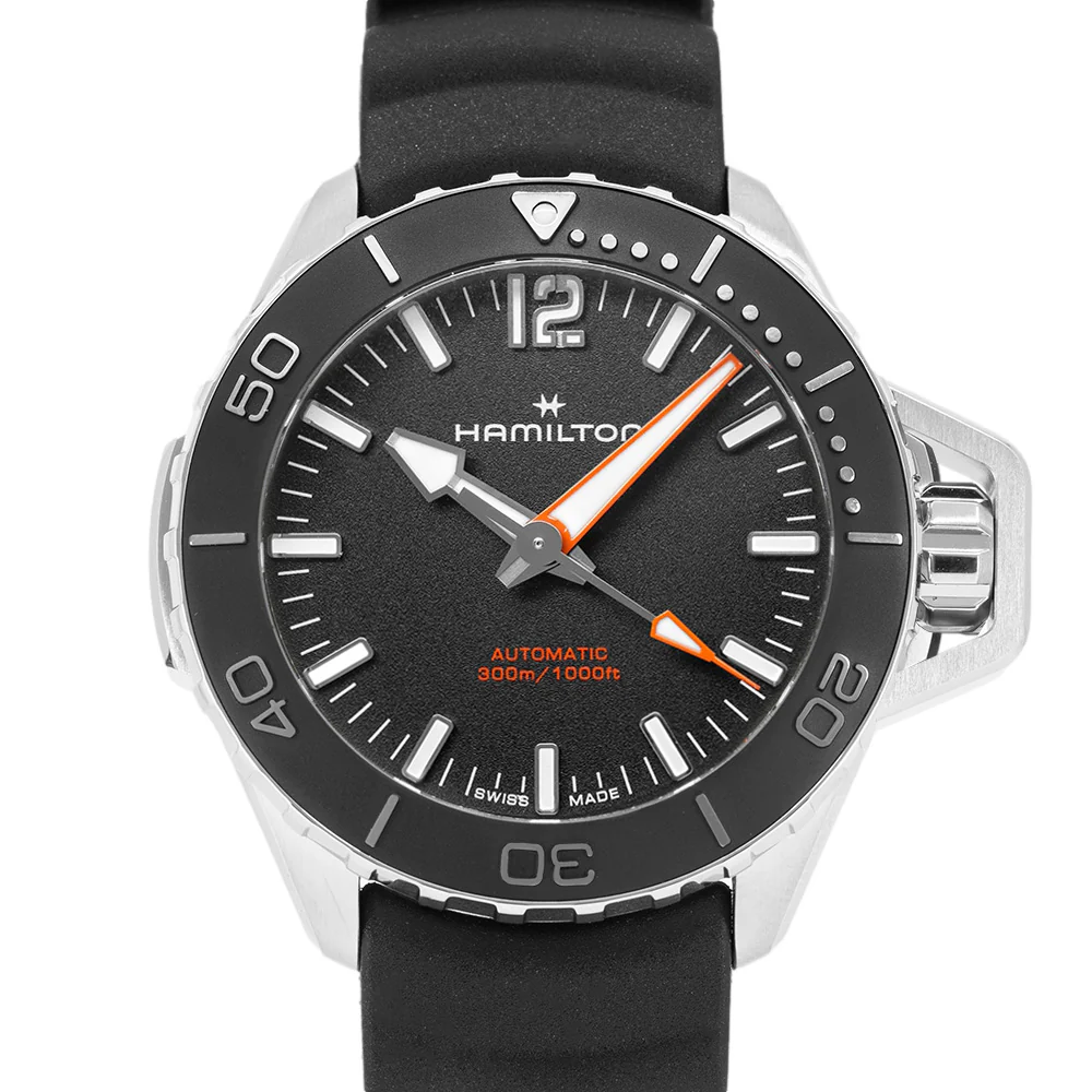Hamilton Men's H77825330 Khaki Navy Frogman Auto - Image 2