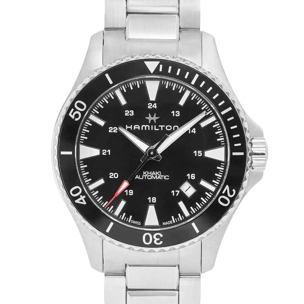 Hamilton Men's H82335131 Khaki Navy Scuba Date Display Watch - Image 3