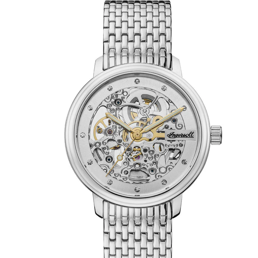 Ingersoll I06101 The Crown Skeleton Dial Watch